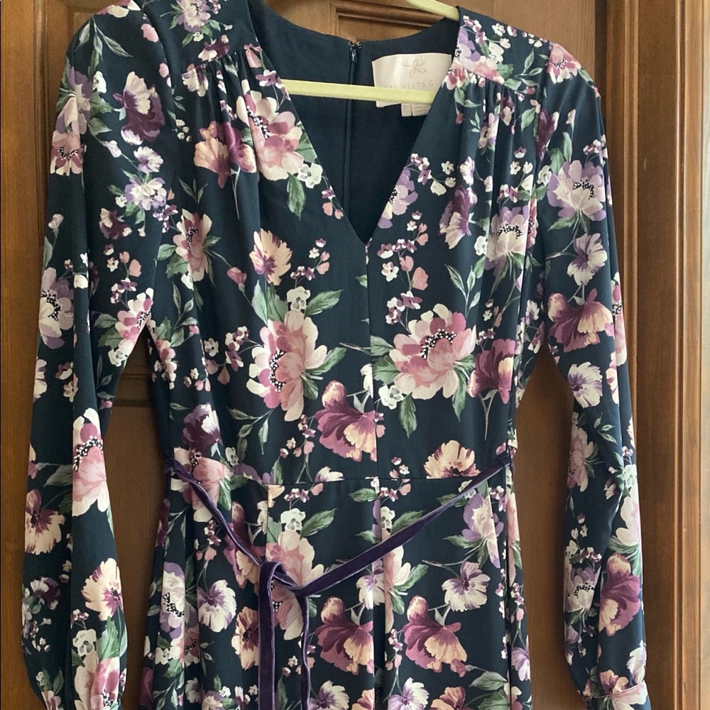 Gal Meets Glam Size 6 dress blue